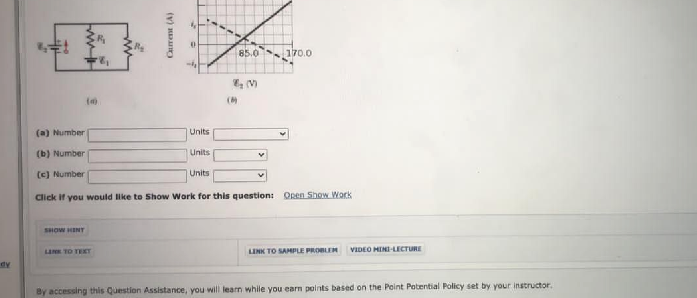 Solved Both batteries in Figure (a) are ideal. Emf , of battery 1 has a fix TutorBin