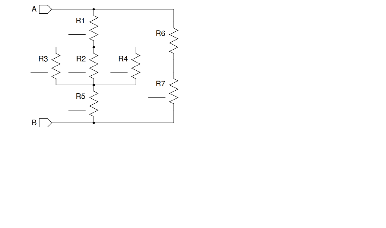 Solved Simplify the following resistor network to find the equivalent