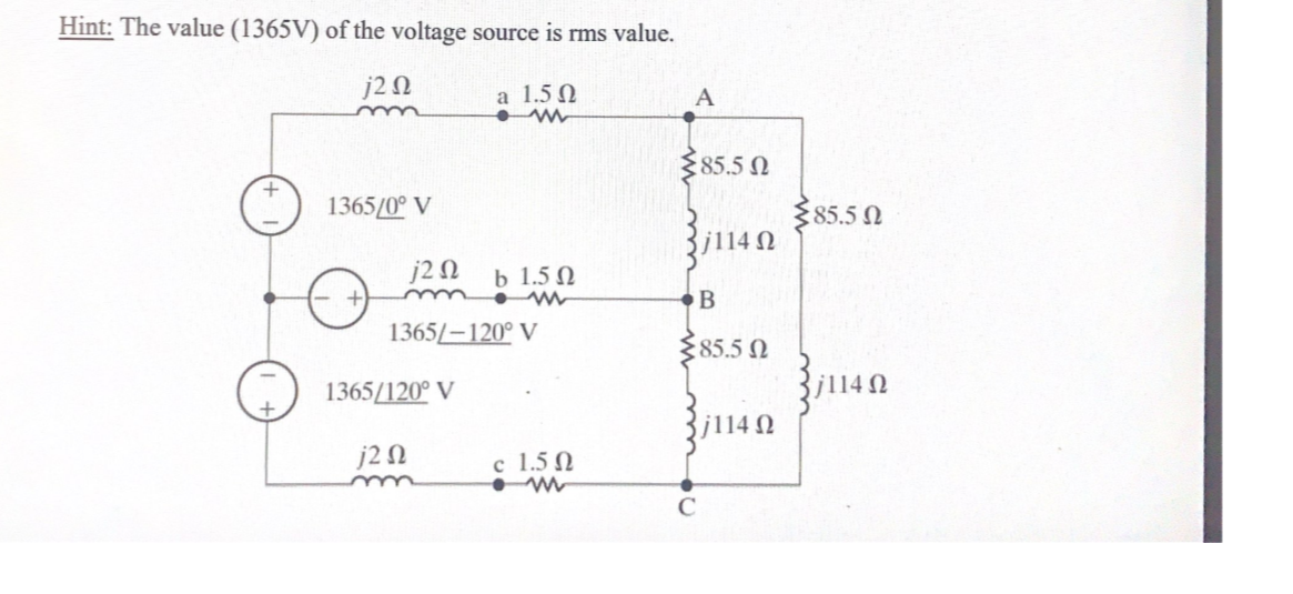 Solved 5. a) Find the rms magnitude and the phase angle of ICa in the