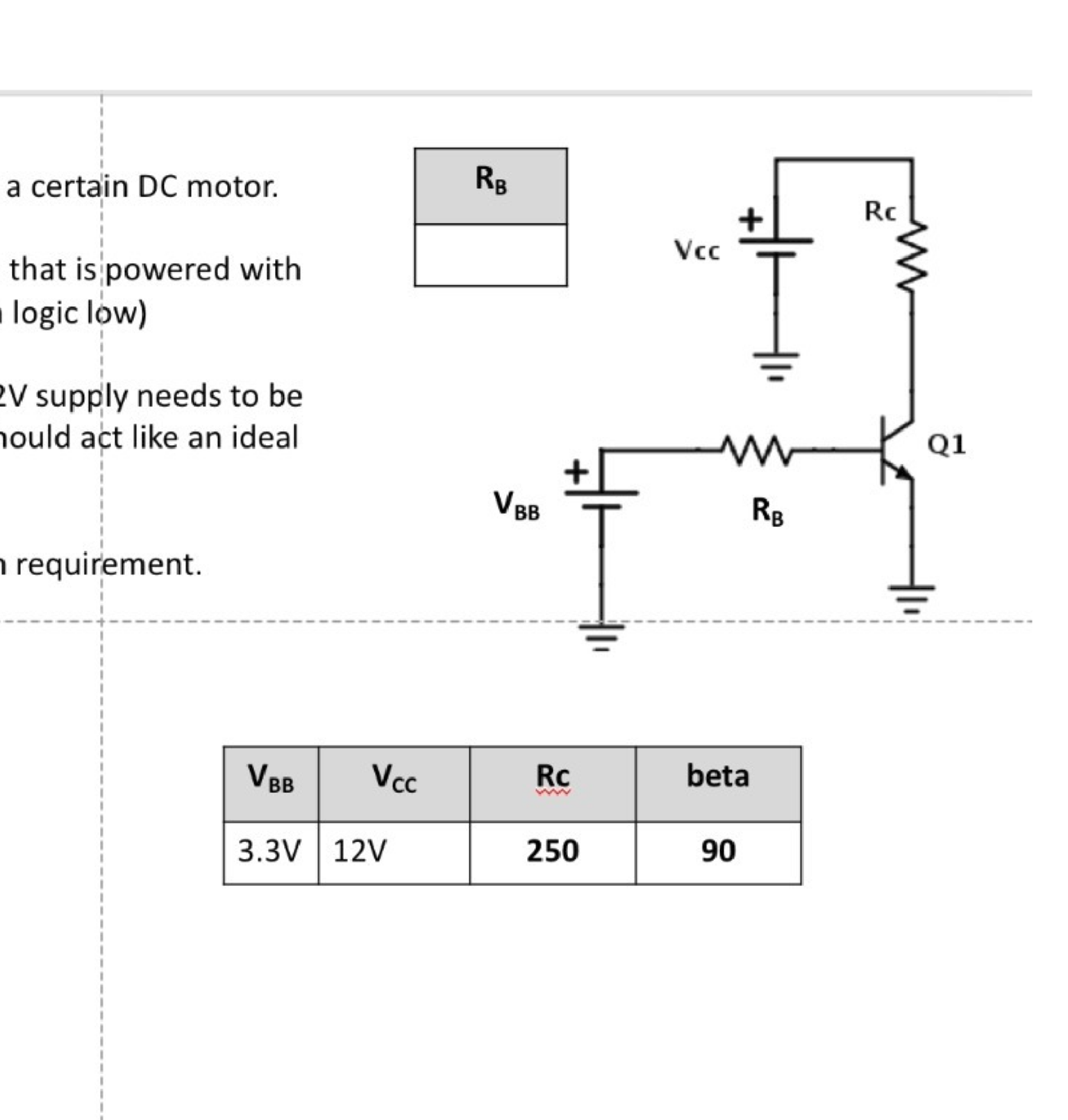 Solved Resistor Rc represents the coil resistance of a certain DC