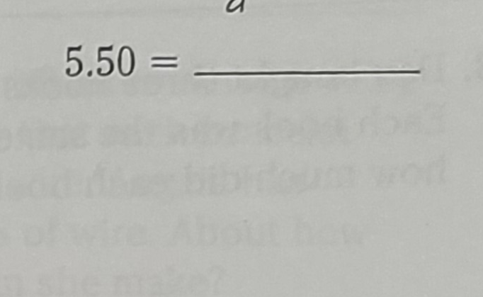 Solved: . 1.1 =5 1.5 = 0.75= 5.50 = - TutorBin