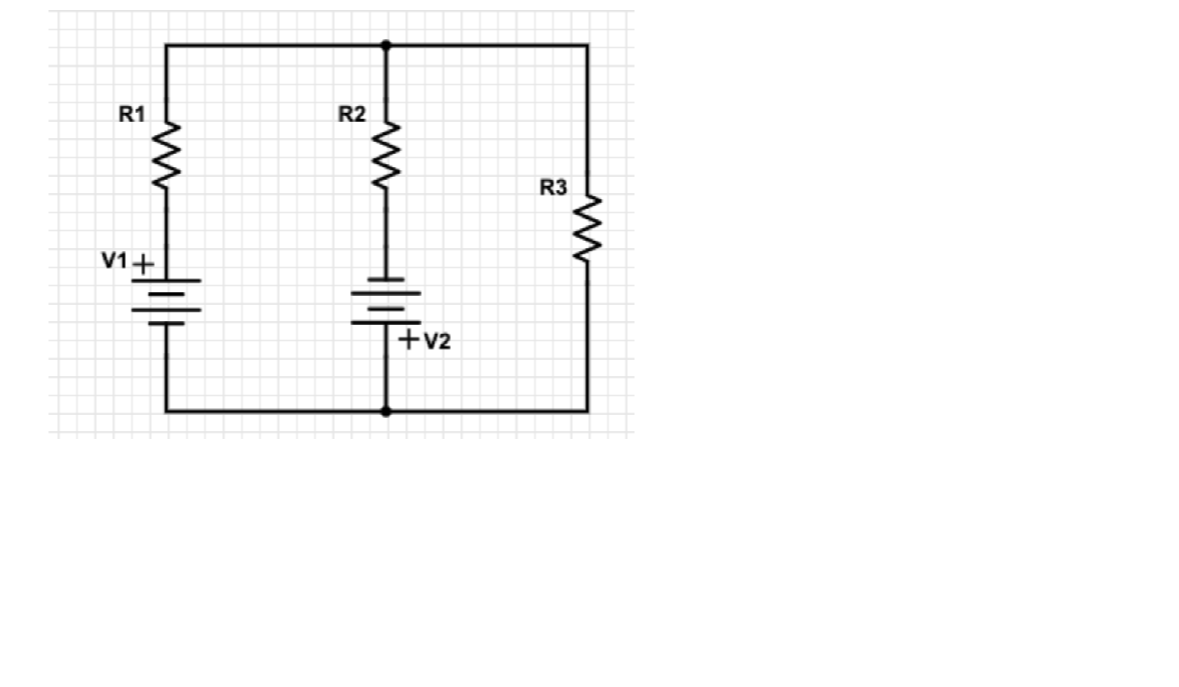 Solved: Consider the circuit below. R1 = R3 = 15 ohms. R2 = 9 ohms. V1 ...